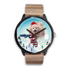 Cute Pomeranian Florida Christmas Special Wrist Watch