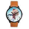 Cute Pomeranian Florida Christmas Special Wrist Watch