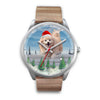 Cute Pomeranian Dog Christmas Special Wrist Watch