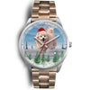 Cute Pomeranian Dog Christmas Special Wrist Watch