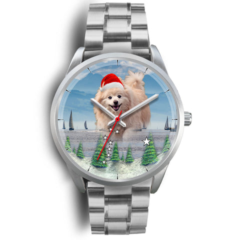 Cute Pomeranian Dog Christmas Special Wrist Watch