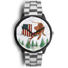 Cute Vizsla Dog Arizona Christmas Special Wrist Watch