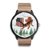 Cute Vizsla Dog Arizona Christmas Special Wrist Watch