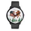 Cute Vizsla Dog Arizona Christmas Special Wrist Watch