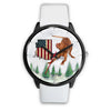 Cute Vizsla Dog Arizona Christmas Special Wrist Watch