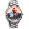 Cute Vizsla Alabama Christmas Special Wrist Watch