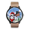 Siberian Husky Alabama Christmas Special Wrist Watch