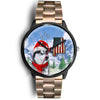 Siberian Husky Alabama Christmas Special Wrist Watch