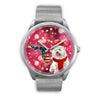 Havanese Dog Florida Christmas Special Wrist Watch