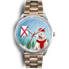 Cute Havanese Dog Alabama Christmas Special Wrist Watch