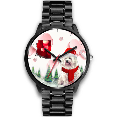 Havanese Dog Arizona Christmas Special Wrist Watch