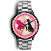 Bernese Mountain Dog Art New Jersey Christmas Special Wrist Watch