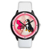 Bernese Mountain Dog Art New Jersey Christmas Special Wrist Watch