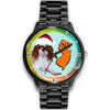 Cavalier King Charles Spaniel Dog New Jersey Christmas Special Wrist Watch