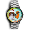 Cavalier King Charles Spaniel Dog New Jersey Christmas Special Wrist Watch