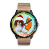 Cavalier King Charles Spaniel Dog New Jersey Christmas Special Wrist Watch