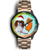 Cavalier King Charles Spaniel Dog New Jersey Christmas Special Wrist Watch