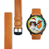 Cavalier King Charles Spaniel Dog New Jersey Christmas Special Wrist Watch