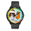 Cavalier King Charles Spaniel Dog New Jersey Christmas Special Wrist Watch