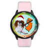 Cavalier King Charles Spaniel Dog New Jersey Christmas Special Wrist Watch