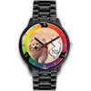 Cute Pomeranian Dog New Jersey Christmas Special Wrist Watch