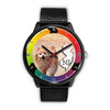 Cute Pomeranian Dog New Jersey Christmas Special Wrist Watch