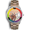 Lovely Pomeranian Dog New Jersey Christmas Special Wrist Watch