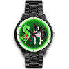 Boston Terrier Dog New Jersey Christmas Special Wrist Watch