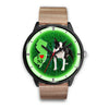 Boston Terrier Dog New Jersey Christmas Special Wrist Watch