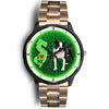 Boston Terrier Dog New Jersey Christmas Special Wrist Watch