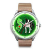 Lovely Boston Terrier Dog New Jersey Christmas Special Wrist Watch