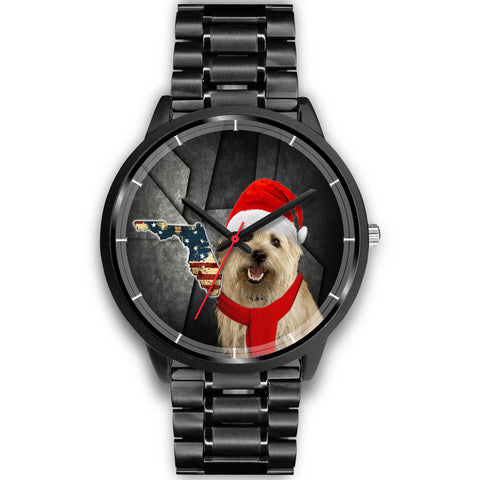 Cairn Terrier Florida Christmas Special Wrist Watch