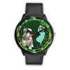 Miniature Schnauzer Dog New Jersey Christmas Special Wrist Watch