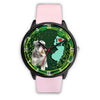 Miniature Schnauzer Dog New Jersey Christmas Special Wrist Watch