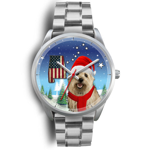 Cairn Terrier Alabama Christmas Special Wrist Watch