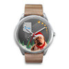 Cute Bordeaux Mastiff Arizona Christmas Special Wrist Watch