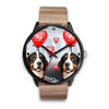 Bernese Mountain Dog Colorado Christmas Special Wrist Watch