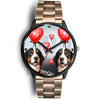 Bernese Mountain Dog Colorado Christmas Special Wrist Watch