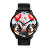 Bernese Mountain Dog Colorado Christmas Special Wrist Watch