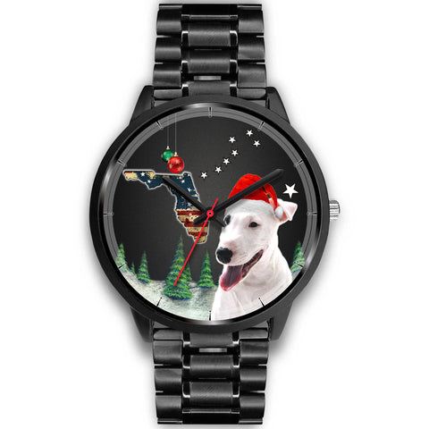 Bull Terrier Florida Christmas Special Wrist Watch