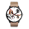 Basset Hound Dog Minnesota Christmas Special Wrist Watch