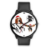 Basset Hound Dog Minnesota Christmas Special Wrist Watch