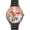 Bull Terrier Florida Christmas Special Golden Wrist Watch