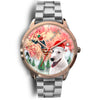 Bull Terrier Florida Christmas Special Golden Wrist Watch