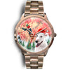 Bull Terrier Florida Christmas Special Golden Wrist Watch