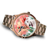 Bull Terrier Florida Christmas Special Golden Wrist Watch