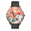 Bull Terrier Florida Christmas Special Golden Wrist Watch