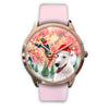 Bull Terrier Florida Christmas Special Golden Wrist Watch
