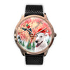 Bull Terrier Florida Christmas Special Golden Wrist Watch