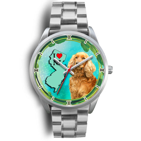 Lovely Cocker Spaniel Dog New Jersey Christmas Special Wrist Watch